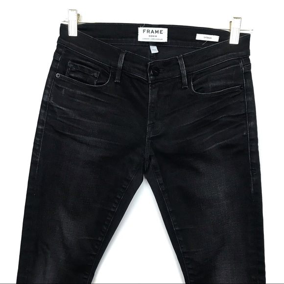Frame Le Garçon Skinny Distressed Jeans size 24 - Picture 4 of 8